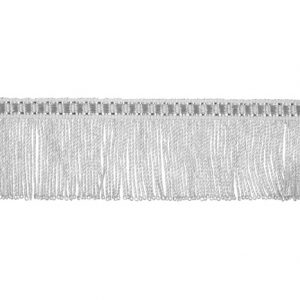 Frangia ritorta metallo argento inox