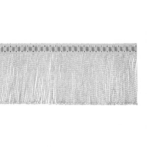 Frangia ritorta metallo argento inox