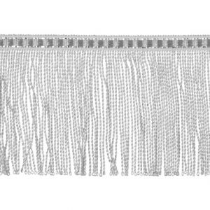 Frangia ritorta metallo argento inox