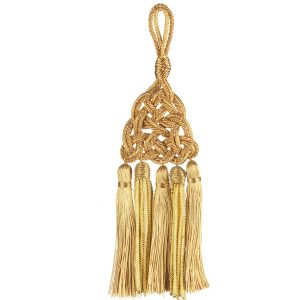 Fiocco piviale rosone fiocchetti canutiglia e cordonetto