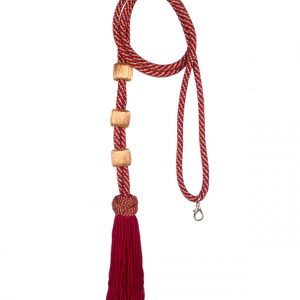 Cordoniera tre passanti testa salomone tubolare screziato