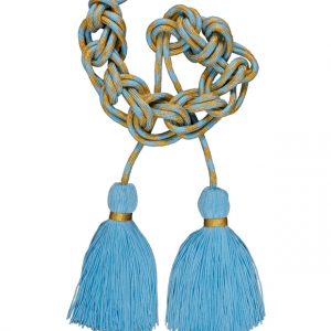 Cingolo semplice oro e colore fiocco tripolino fascetta oro