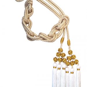 Cingolo con nodi salomone tre fiocchetti tripolino